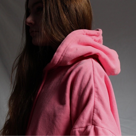 Simons Cropped Sweatshirt Pink M - Picture 3 of 8